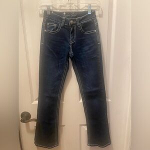 Kids' Classic Dark Blue Straight Leg Jeans